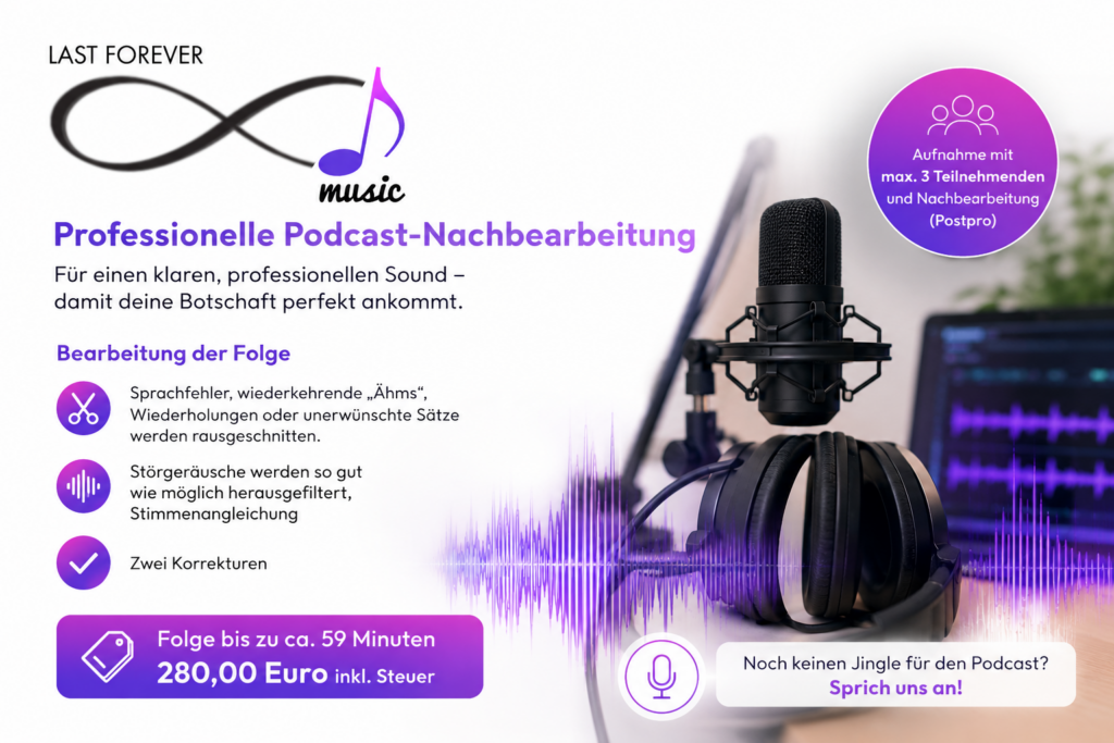 Podcast Bearbeitung Lünen